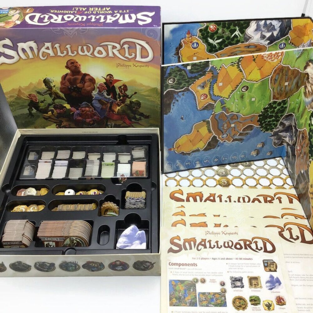 Small World Fantasy Board Game Days of Wonder Philippe Keyaerts 100% Complete